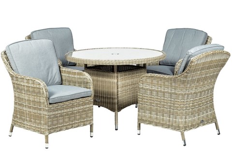 Wentworth 4 Seater Imperial Dining Set