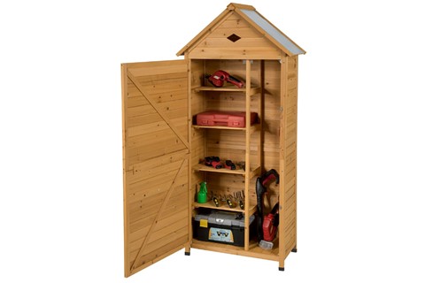 Halifax Wooden Garden Shed With Lockable Double Doors And Slope Roof