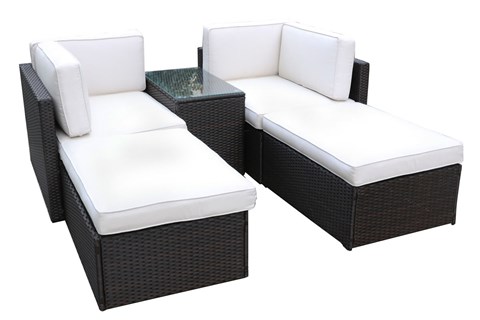 Berlin Relaxer Set - Brown Rattan 