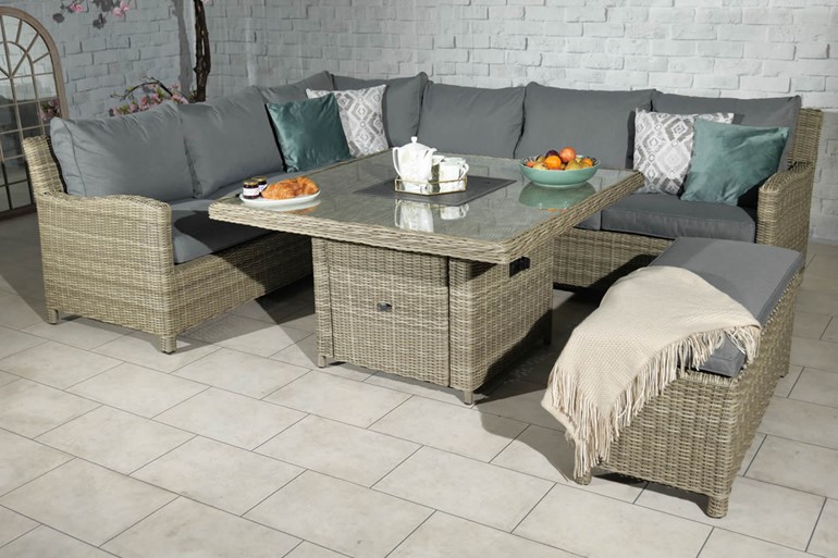 Wentworth Deluxe Modular Corner Dining Lounging Set