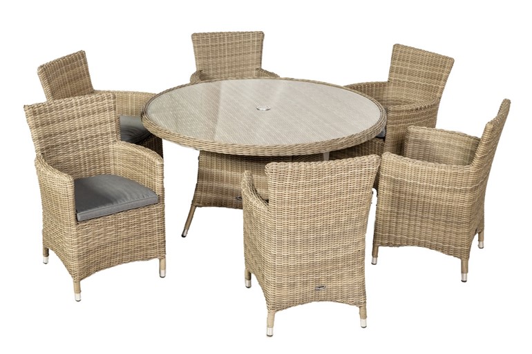Wentworth 6 Seater Carver Dining Set