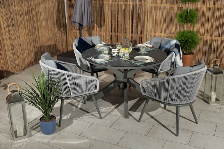 Aspen Rattan Patio Dining Set