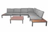 Aspen Grey Modern Modular Patio Sofa Set