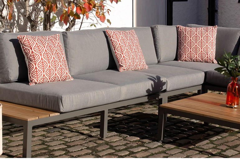 Aspen Grey Modern Modular Patio Sofa Set