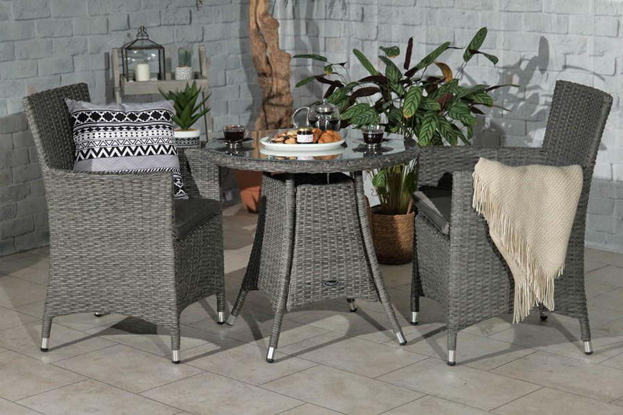 Paris 2 Seater Carver Bistro Set