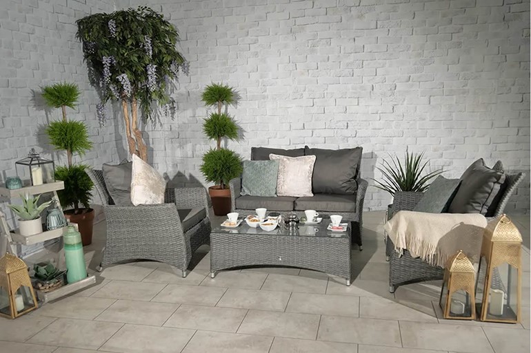 Paris 4 Seater Lounging Coffee Set