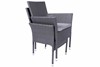 Malaga 2 Seater Fixed Bistro Set