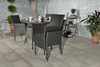 Malaga Grey Rattan Dining Set