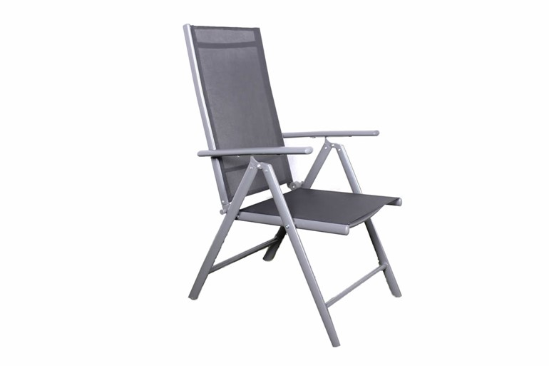 Rio Reclining Chair Patio Dining Set With Parasol