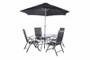 Rio Stacking Dining Set With Parasol