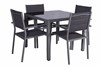 Sorrento 4 Seater Dining Set Including Parasol