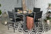 Sorrento 4 Seater Dining Set Including Parasol