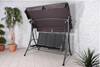 Sorrento Black 3 Seater Swing Seat