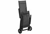 Sorrento Black Folding Recliner Chair