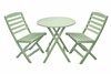 Porto Green Folding Bistro Set