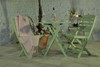 Porto Green Folding Bistro Set