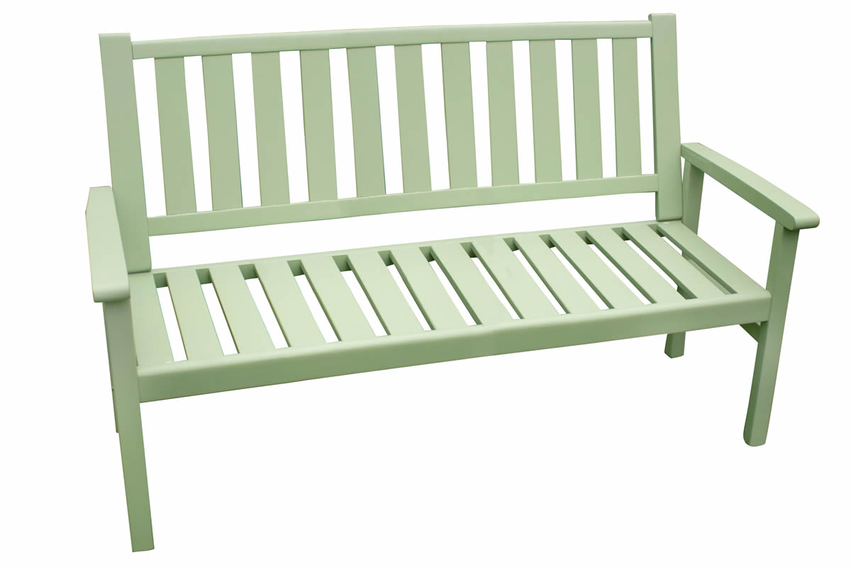 View Porto Homestead Green Garden Bench 2 Seater Royalcraft information