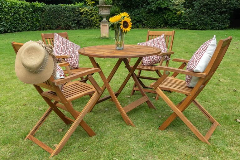 Manhattan 4 Seater Dining Set