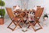 Manhattan 4 Seater Armchair Dining Set