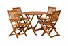 Manhattan 4 Seater Armchair Dining Set