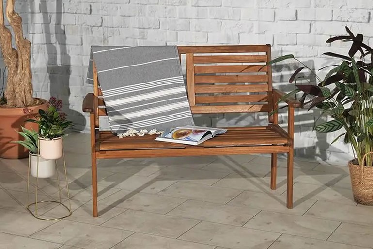 Napoli 2 Seater Wooden Garden Bench