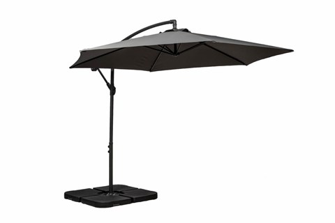 Grey 3m Standard Cantilever Powder Coated Parasol