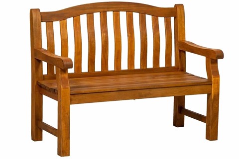 Lytham Wooden Garden Bench - Two Seater 