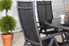 Sorrento Black Round Deluxe Dining Recliner Set