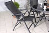 Sorrento Black Round Deluxe Dining Recliner Set