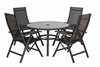 Sorrento Black Round Deluxe Dining Recliner Set