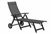 Sorrento Black Folding Recliner Chair