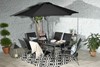 Rio Stacking Dining Set With Parasol