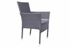 Malaga Grey Rattan Dining Set