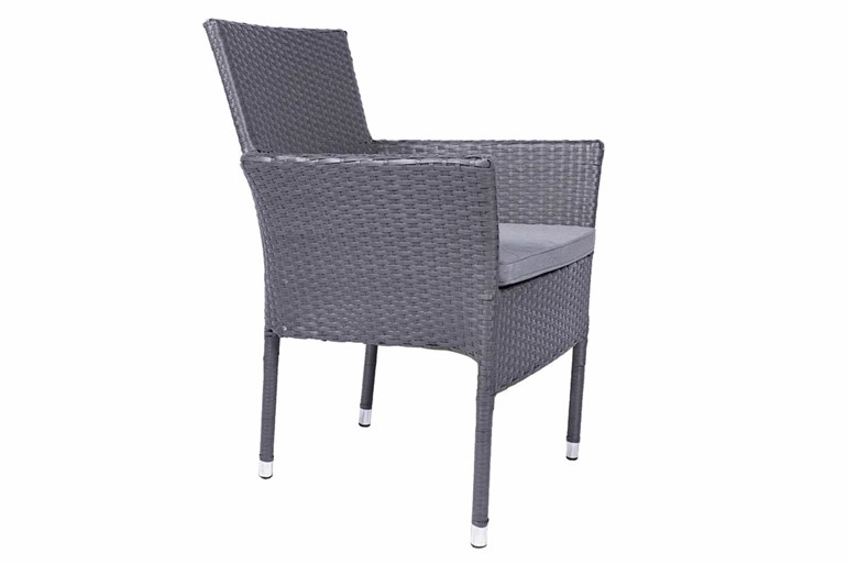 Malaga Grey Rattan Dining Set