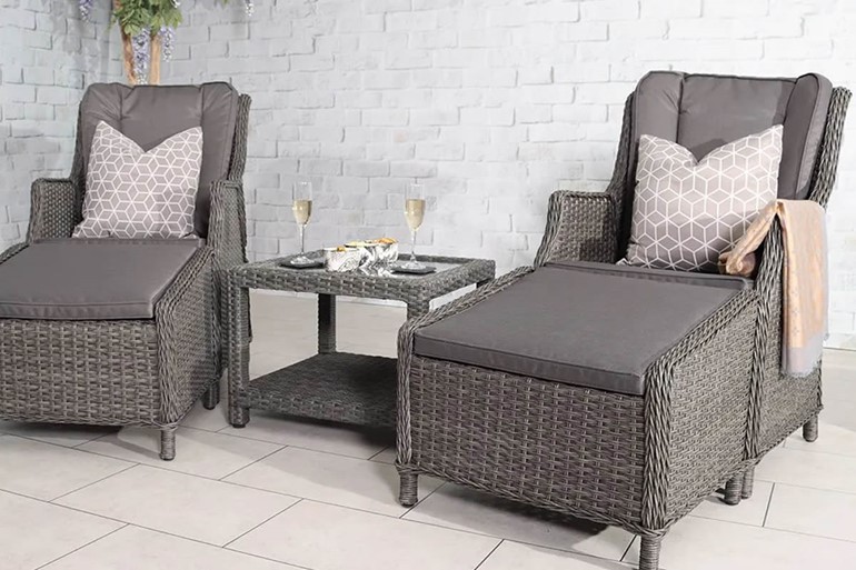 Paris 2 Seater High Back Reclining Sofa Set