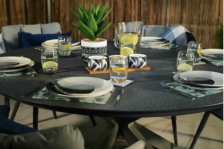 Aspen Rattan Patio Dining Set