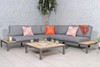 Aspen Grey Modern Modular Patio Sofa Set