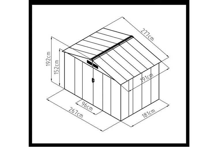 Oxford Metal Shed