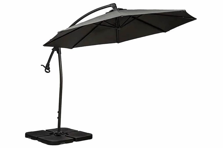 3m Deluxe Pedal Operated Rotational Cantilever Parasol