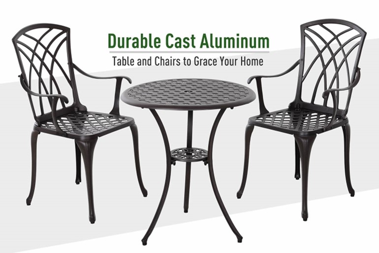 Ashill Metal Bistro Set