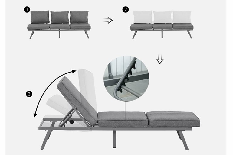 Bamford 6 Seater Sofa Set