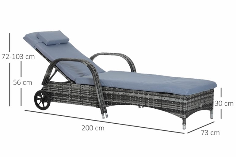 Alton Adjustable Sun Lounger