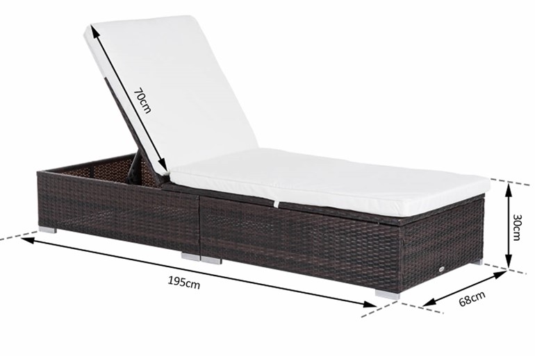 Calver Reclining Sun Lounger