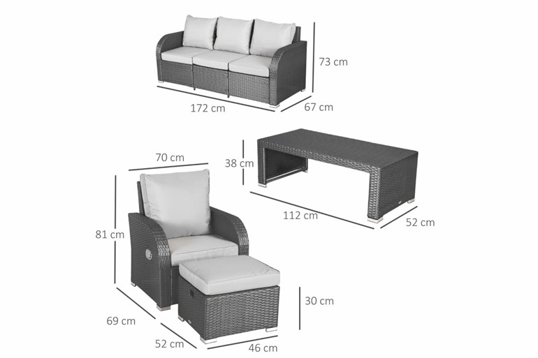 Chisworth Recliner Sofa Set