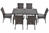 Rufford 6 Seater Rattan Dining Set