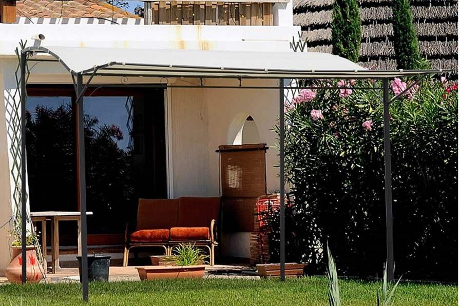 Pinch or double click to zoom Kemerton Wall Mounted Garden Gazebo Awning