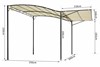 Kemerton Wall Mounted Garden Gazebo Awning