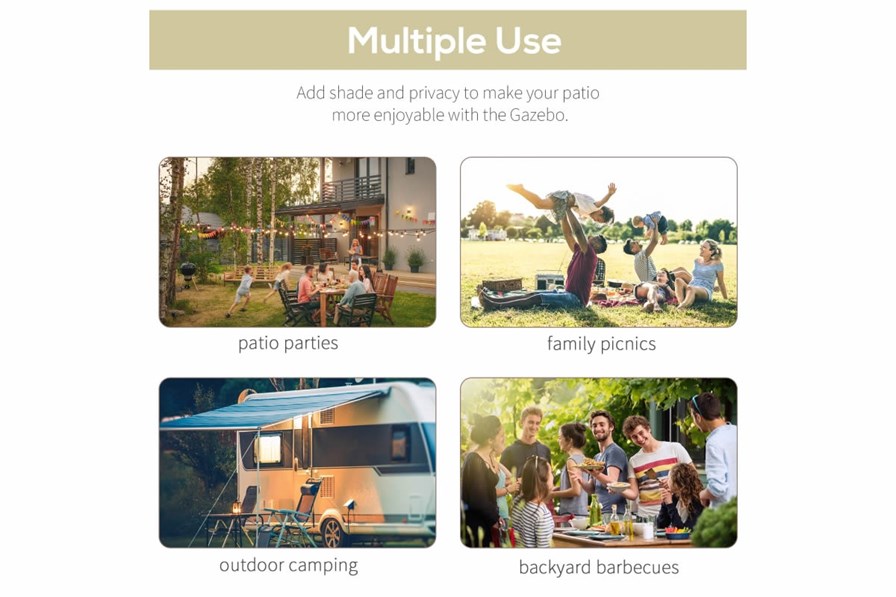 Pinch or double click to zoom Kemerton Wall Mounted Garden Gazebo Awning