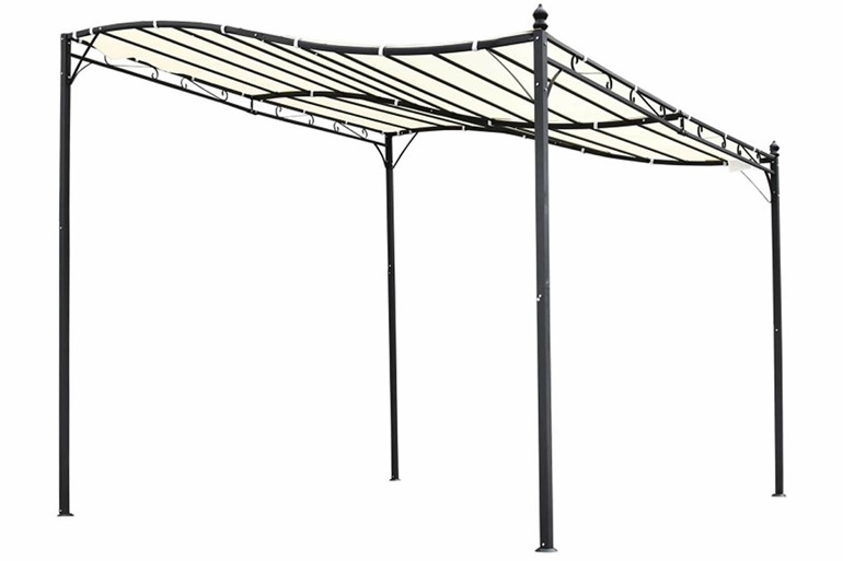 Petworth Metal Wall Gazebo Awning