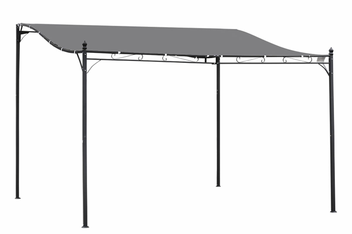 View Petworth Steel Frame Grey Waterproof Canopy Pergola Gazebo Awning Excellent Shade Cover Weather Resistant Quick Drying Canopy Rust Resistant information